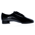 339 Austin | Black Patent(with Perforated Arch) | Standard Ballroom Dance Shoes