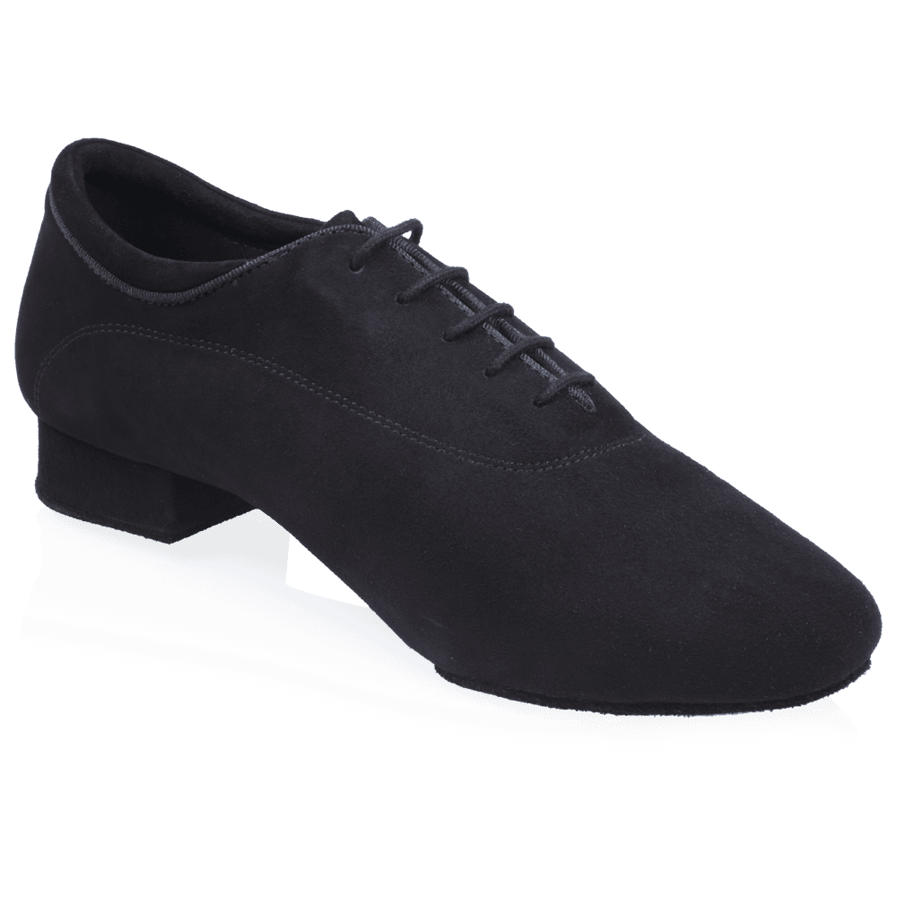 355 Alex | Black Nappa Suede Leather | Standard Ballroom Dance Shoes