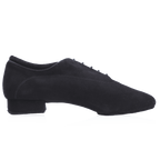 355 Alex | Black Nappa Suede Leather | Standard Ballroom Dance Shoes