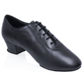 Ash | Black Leather  | Men's Latin Dance Shoe
