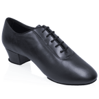 Ash | Black Leather  | Men's Latin Dance Shoe