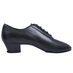 Ash | Black Leather  | Men's Latin Dance Shoe