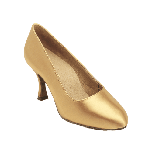 101A Polar | Flesh Satin | Standard Ballroom Dance Shoes
