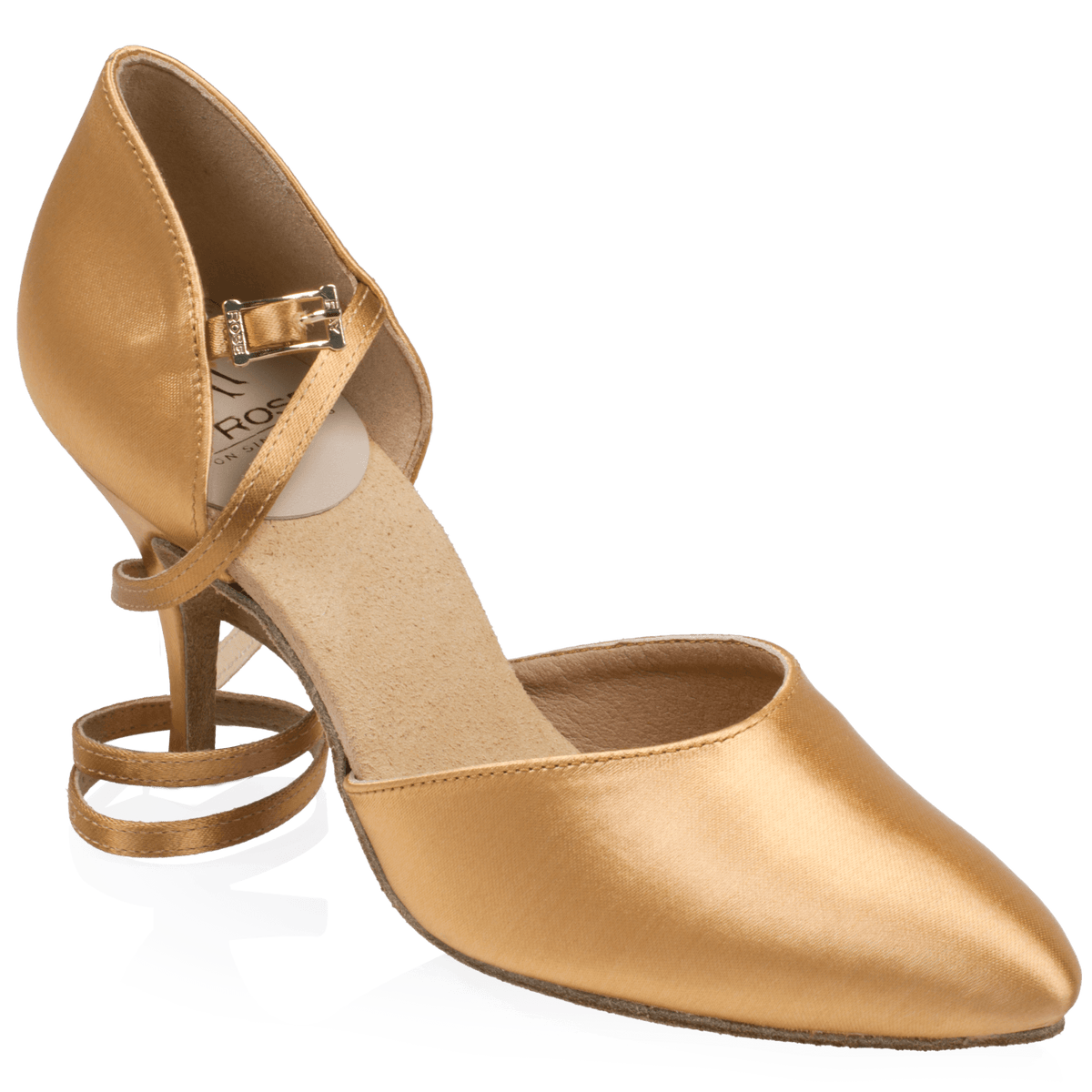 103 Sirocco | Flesh Satin | Smooth Dance Shoes - Slim Heels Only