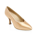 164A Antarctic | Flesh Satin | Standard Ballroom Dance Shoes