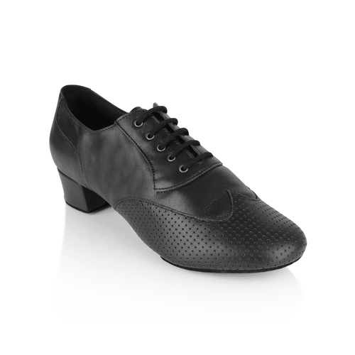 318 Adolfo Black Leather | Salsa Dance Shoes