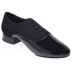333 Rhine | Nappa Suede Leather/Patent | Standard Ballroom Dance Shoes - 1" Pro-Glide Impact Heel