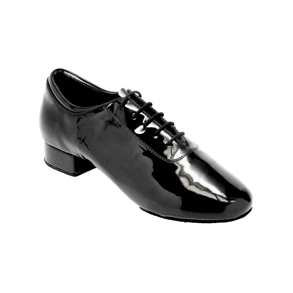 355N Alex | Black Patent | Standard Ballroom Dance Shoes (Classic Design)