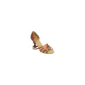 835-X Monsoon Xtra | Dark Tan Satin | Ladies Latin Dance Shoes