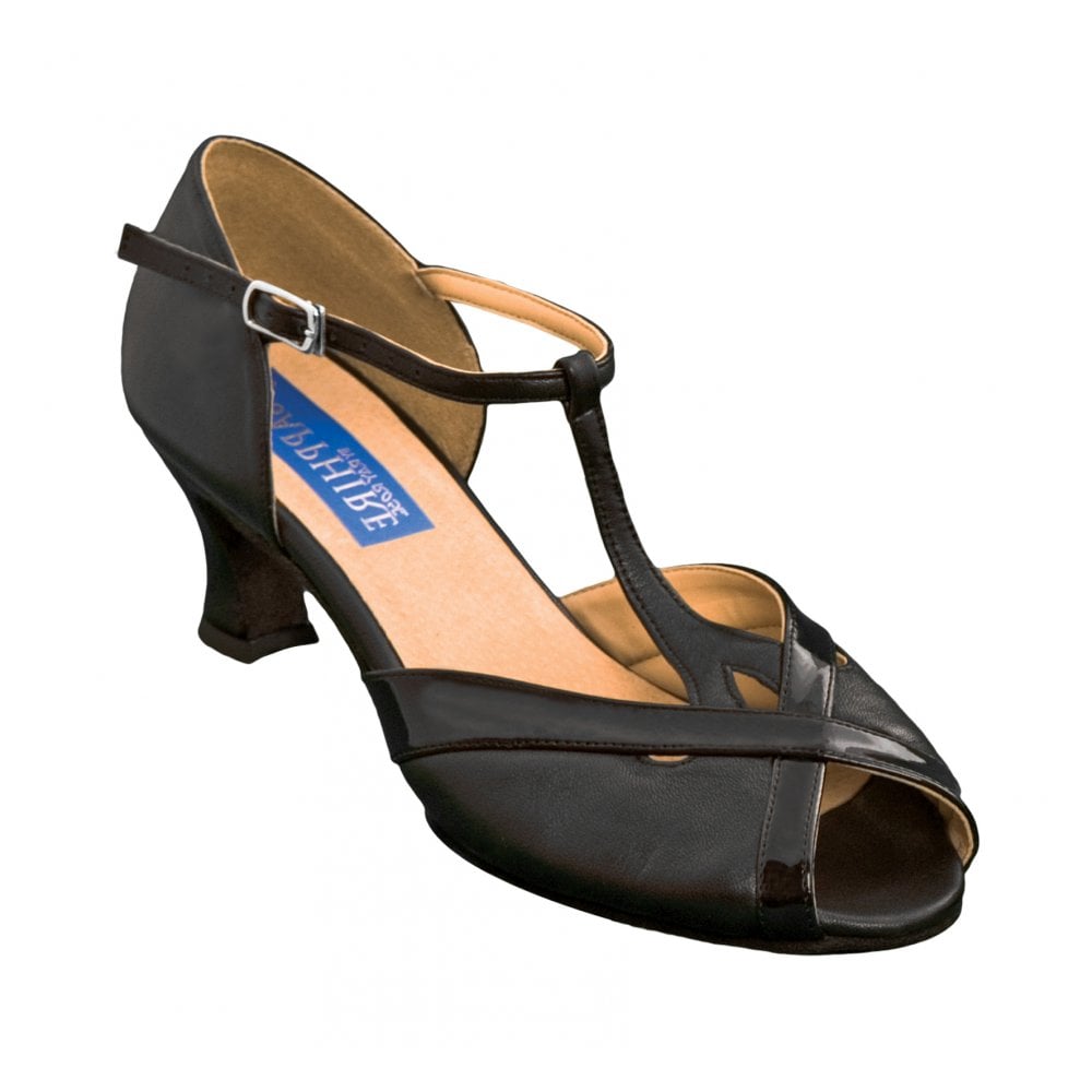 Azalea | Black Leather/Black Patent