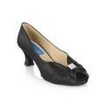 Crocus - Black Satin/Patent