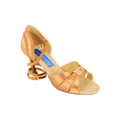 Pavo - Light Tan Satin