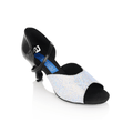 Pegasus - White-Silver Lustre/Black Patent
