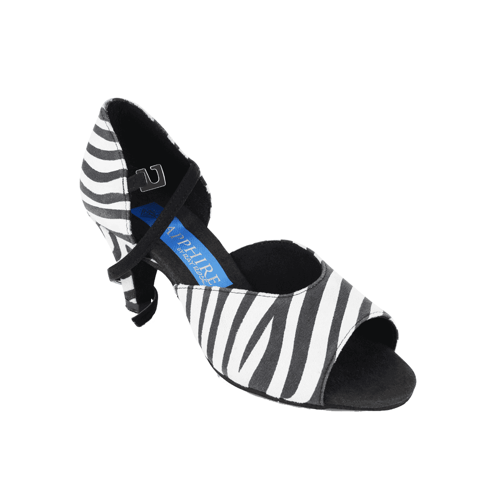 Pegasus - Zebra Print Leather/Black Nubuck