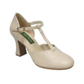 Rachel (Hook Buckle - Pyramid Rubber Sole) | Tan Leather - Rachel – Elegant Character Dance Shoe for Performance, Practice & Stage.