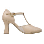 Rachel (Hook Buckle - Pyramid Rubber Sole) | Tan Leather