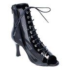 801 Hebe | Black Patent/Mesh