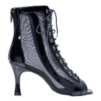 801 Hebe | Black Patent/Mesh