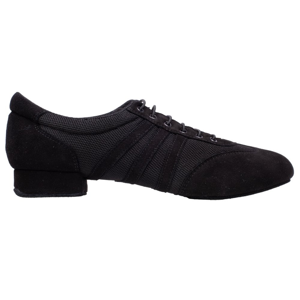 438 Virtuoso | Black Nappa Suede Leather/Black Mesh