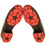 Obrazek P111 Black Leather/Red Suede - Star Sole | Sale