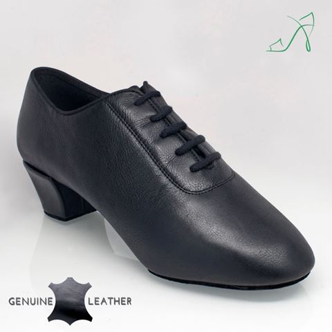 Obrazek 460 Thunder | Black Leather | Wide Fitting | 2" Heel | Sale