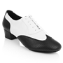 Picture of 318 Adolfo Black & White Leather | Latin Dance Shoes | Sale
