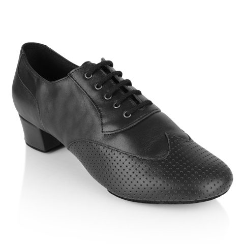 Obrazek 318 Adolfo Black Leather | Salsa Dance Shoes | Sale