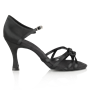 Obrazek 820-X Blizzard Xtra | Black Satin | Ladies Latin Dance Shoes | Sale