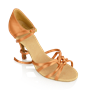 Obrazek 820-X Blizzard Xtra | Light Tan Satin | Ladies Latin Dance Shoes | Sale