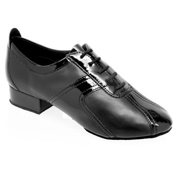 Picture of 410 Breeze | Black Leather/BlackPatent | 1" Heel | Sale
