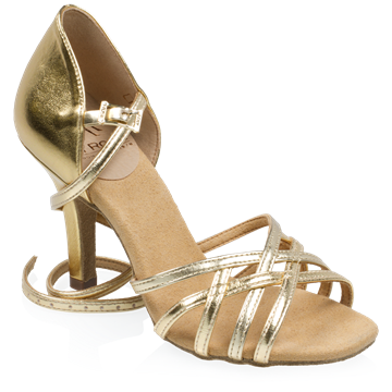 Picture of H860-X Kalahari Xtra | Gold (Reflective) | Ladies Latin Dance Shoes
