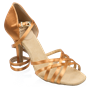 Picture of H860-X Kalahari Xtra | Light Tan Satin | Ladies Latin Dance Shoes