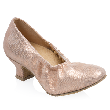 Picture of 112 Ans | Flesh Lustre Leather | Standard Ballroom Dance Shoes