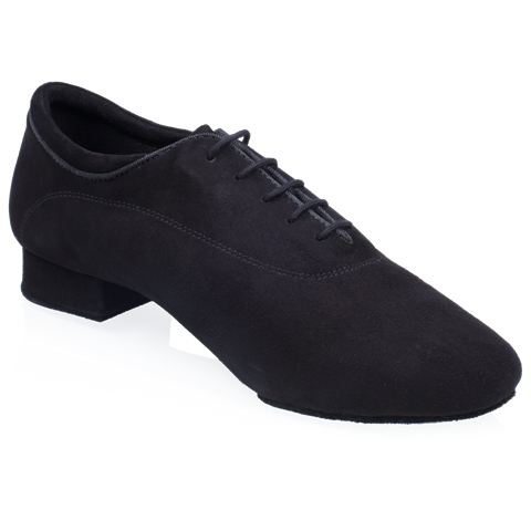 Obrazek 355 Alex | Black Nappa Suede Leather | Standard Ballroom Dance Shoes